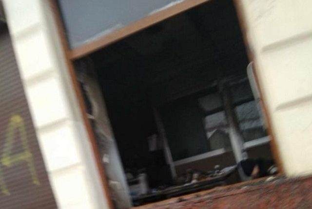 Утром во Львове подожгли отделение «Сбербанка»