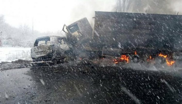 Бывший глава облсовета сгорел в результате ДТП