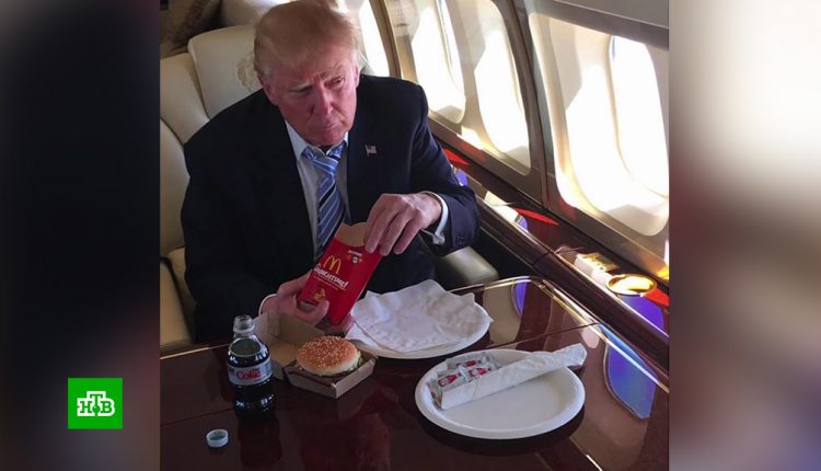 Трампу запретили есть фастфуд и посадили на диету