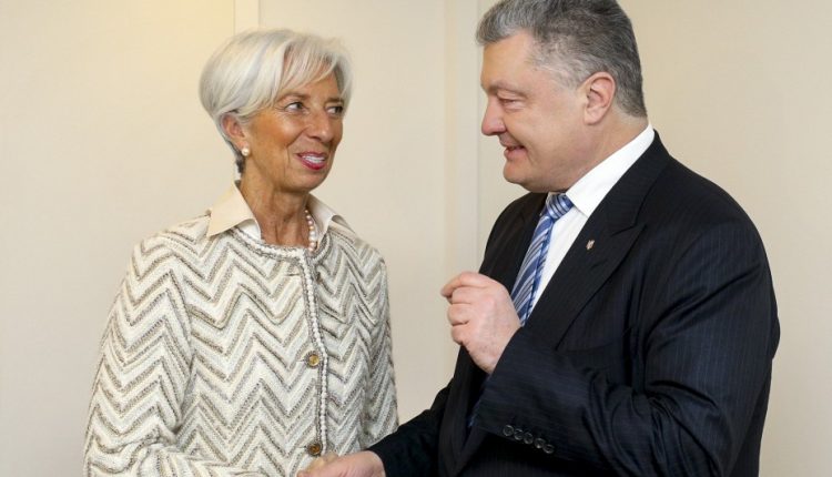 Лагард и Порошенко провели встречу в Давосе