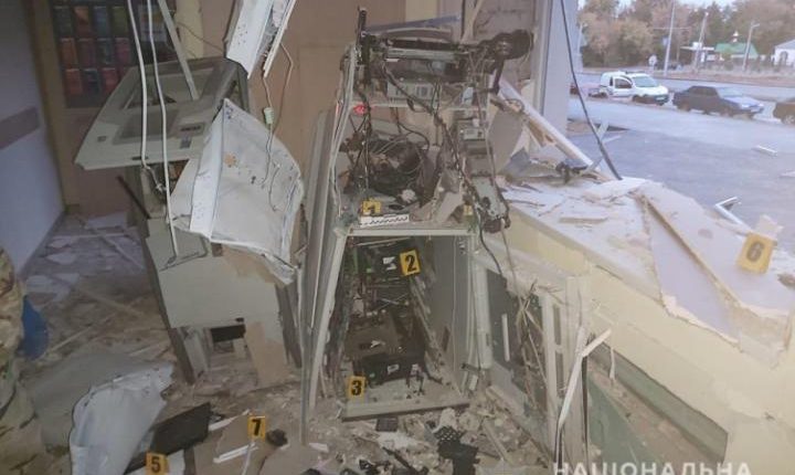 В Харькове ночью взорвали банкомат «Ощадбанка»