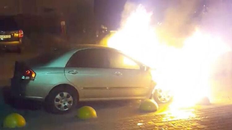 Ночью сожгли автомобиль журналистов из программы «Схемы»